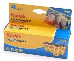 4x Kodak UltraMax 400 Speed 35mm Film