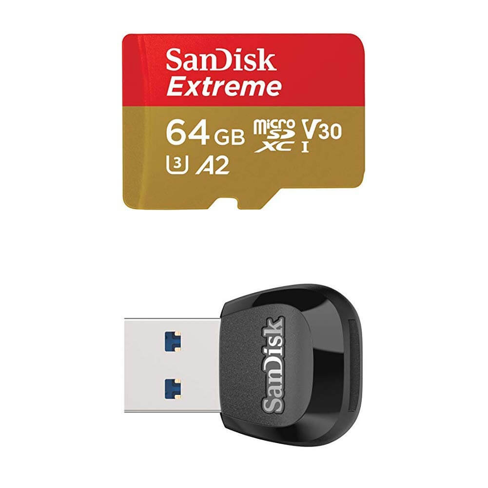SanDisk Extreme 64GB microSD UHS-I Card
